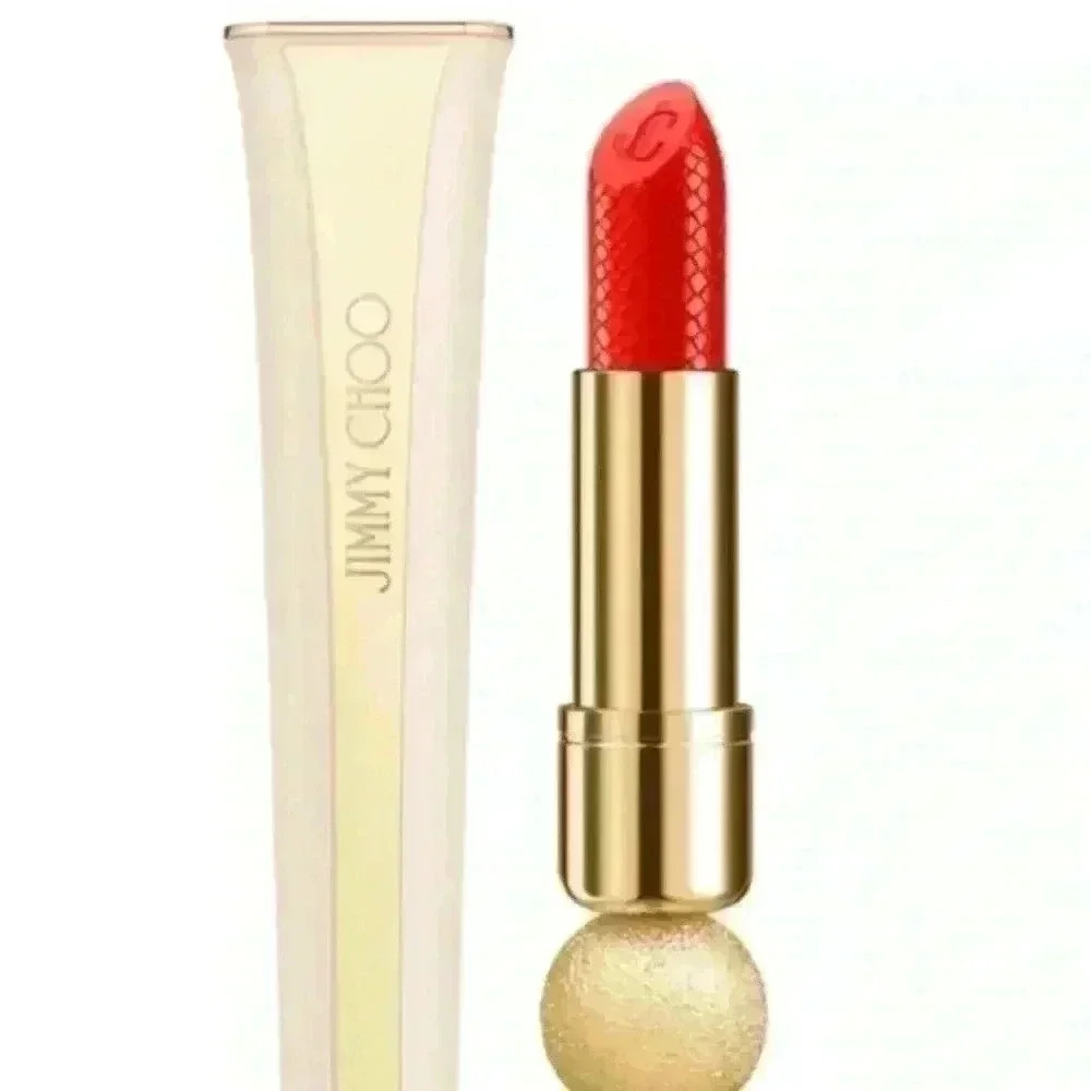 Jimmy Choo Seduction Collection Satin Lip Color~Coral Sunset (004)~NEW IN BOX!
